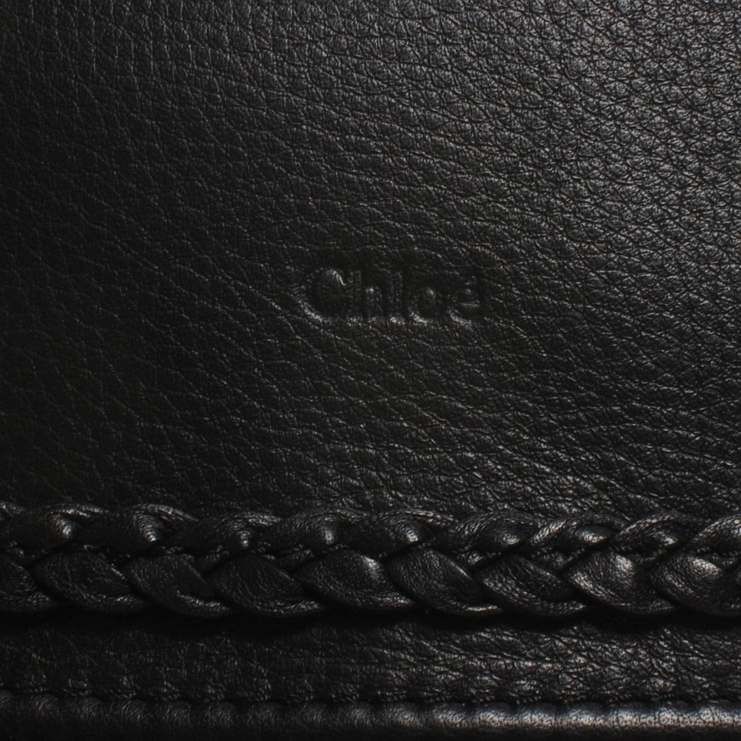 Calfskin Braided Medium Marcie Satchel Black