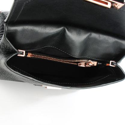 Alexander Wang Calfskin Small Marion Soft Black Rose Gold Hardware 5 of 6
