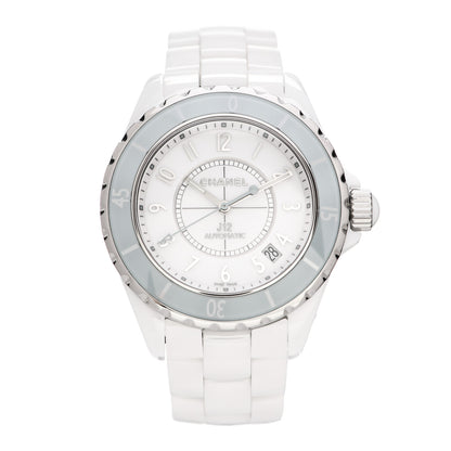 Chanel Stainless Steel Ceramic 38mm J12 Automatic Watch Soft Blue 1 of 4
