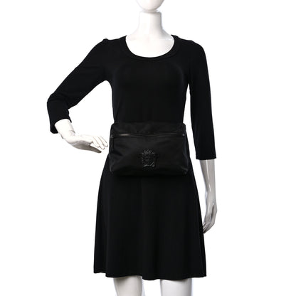 Versace Nylon Palazzo Medusa Belt Bag Black Ruthenium 2 of 8