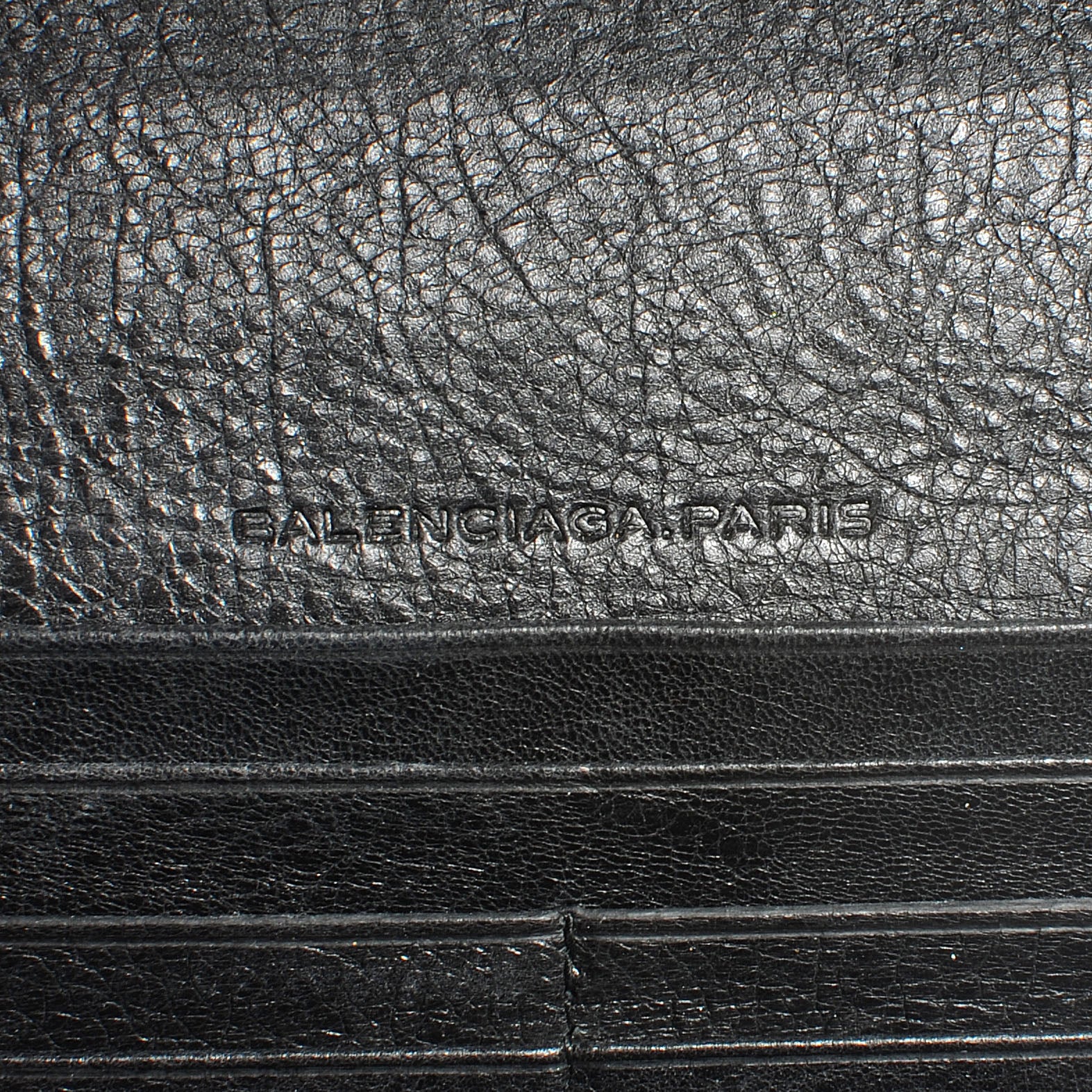 Balenciaga Agneau Money Wallet Anthracite 6 of 7