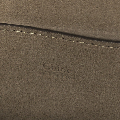 Chloe Suede Calfskin Small Faye Shoulder Bag Denim Blue 6 of 8