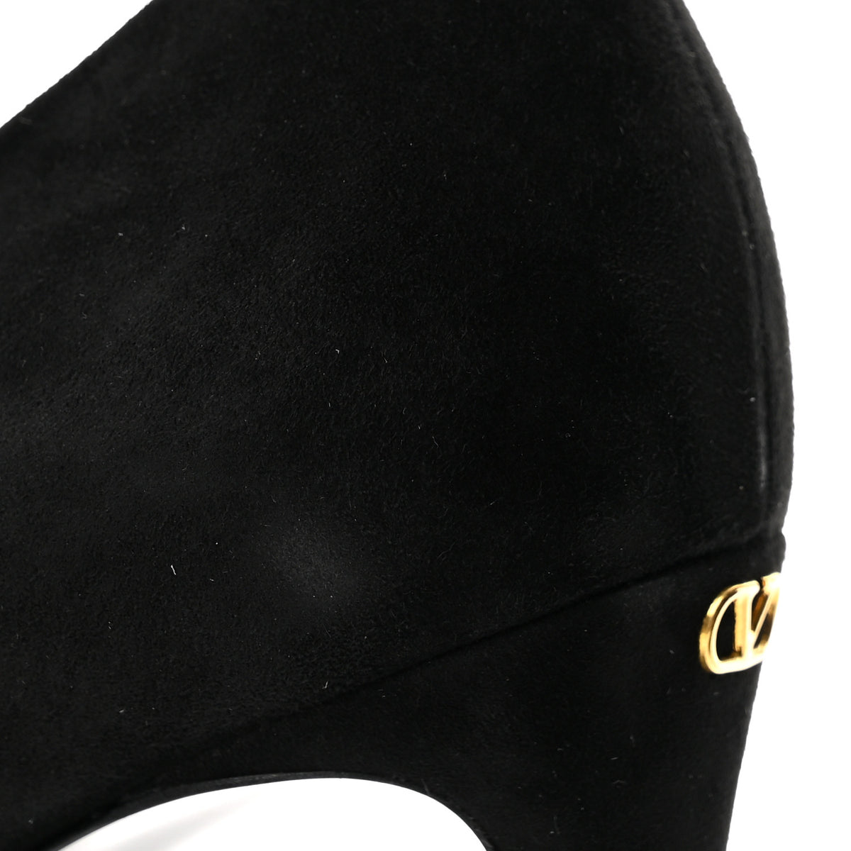 Valentino Garavani Suede Révélé 105mm Pumps 38.5 Black 11 of 13