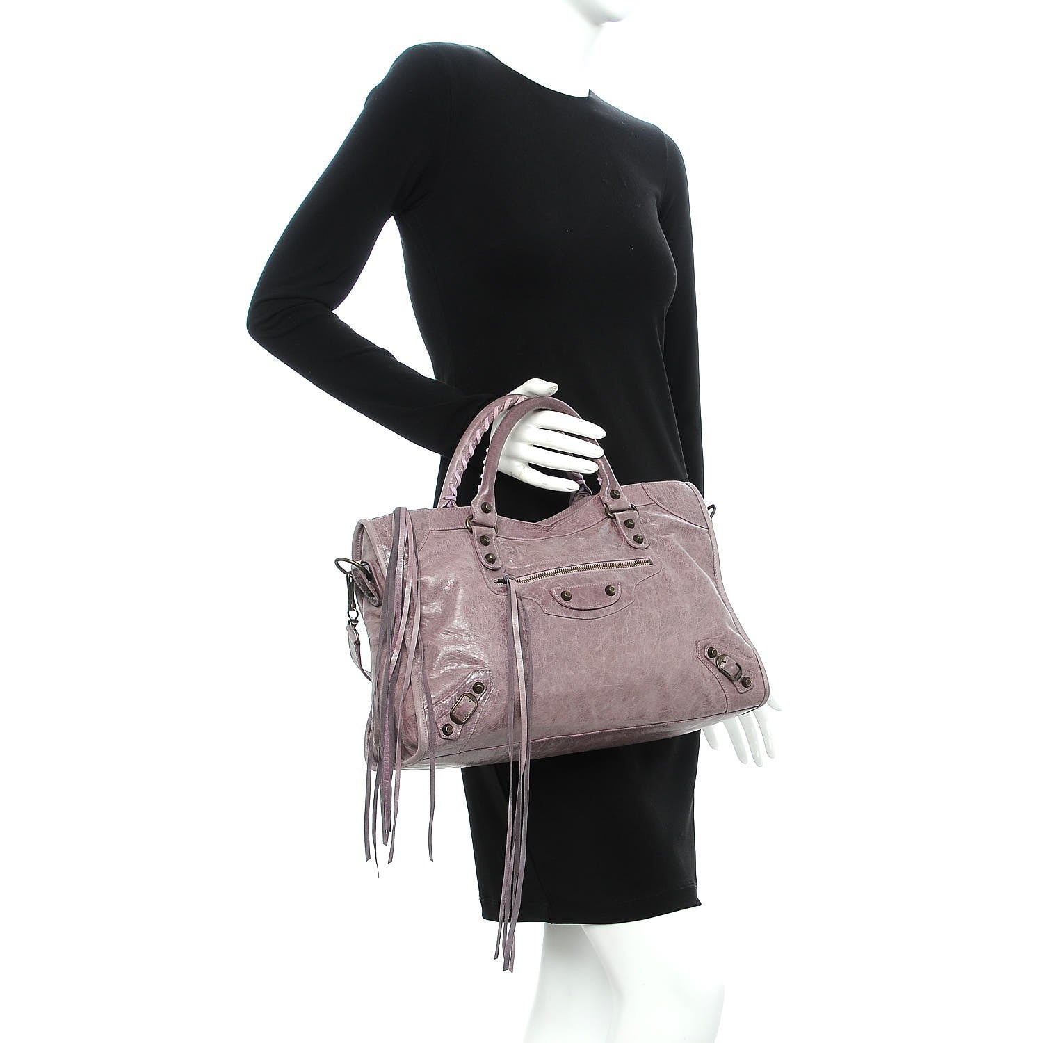 Balenciaga Chevre Classic Hardware City Lilac 3 of 16