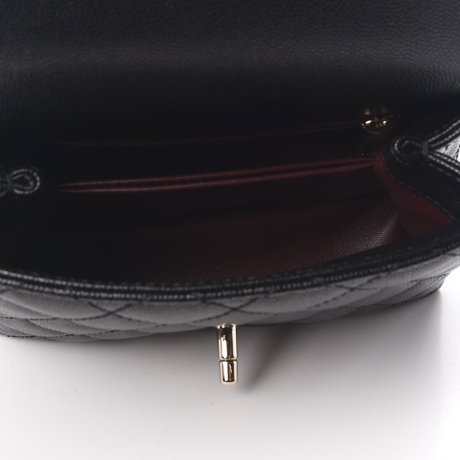 Chanel Caviar Quilted Extra Mini Coco Handle Flap Black 5 of 8