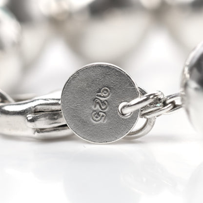 Tiffany Sterling Silver 10mm HardWear Ball Bracelet 4 of 5