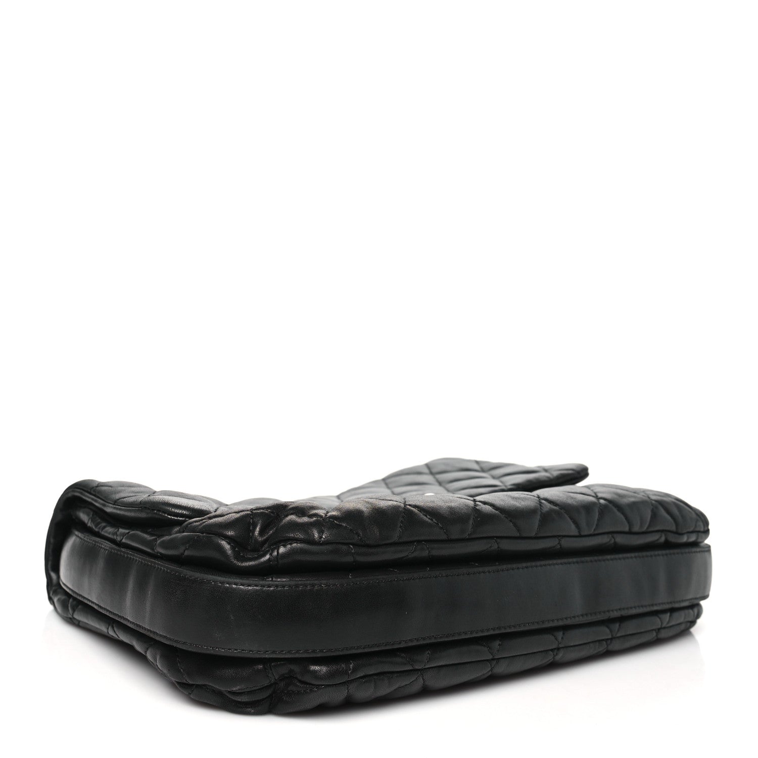 Chanel Lambskin Quilted Chanel 3 Maxi Flap Bag Black 3 of 9