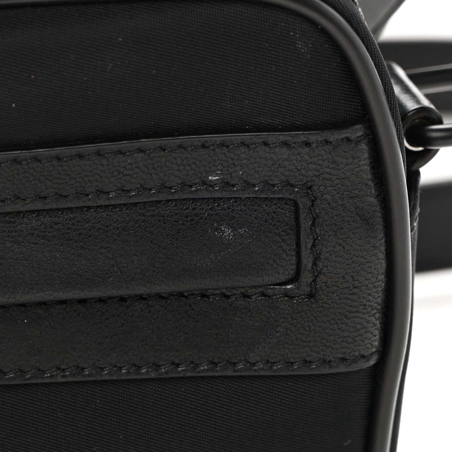 Lambskin Nylon Small Camp Camera Bag Black