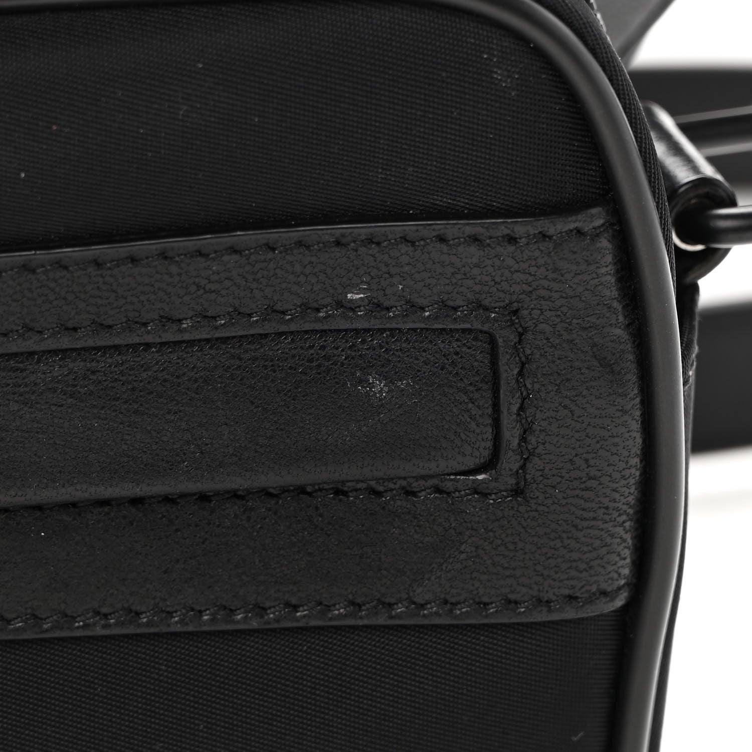 Saint Laurent Lambskin Nylon Small Camp Camera Bag Black 12 of 13