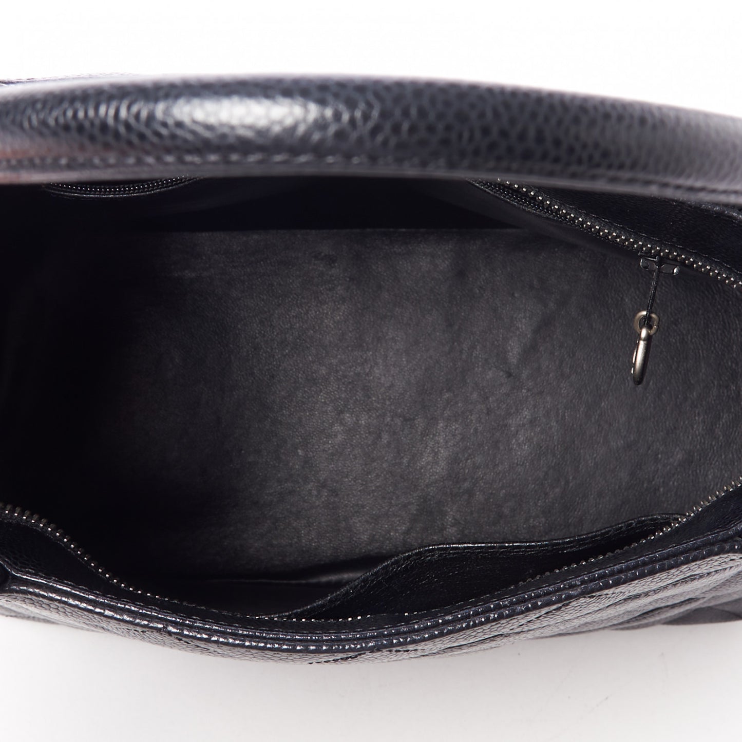 Caviar Quilted Medallion Tote Black
