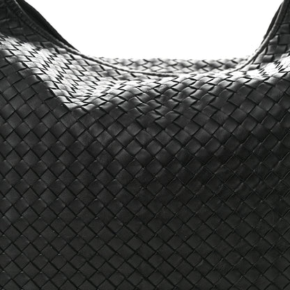 Bottega Veneta Nappa Intrecciato Fuzzy Maxi Veneta Hobo Black 7 of 11