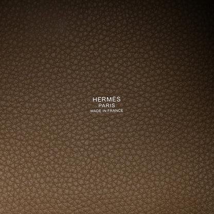 Hermes Taurillon Clemence Picotin Lock 18 PM Etoupe 6 of 10