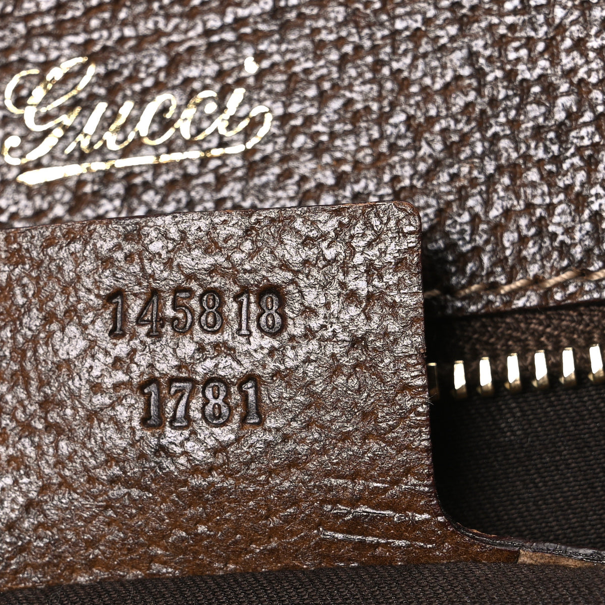 Monogram Piston Lock Tote Brown