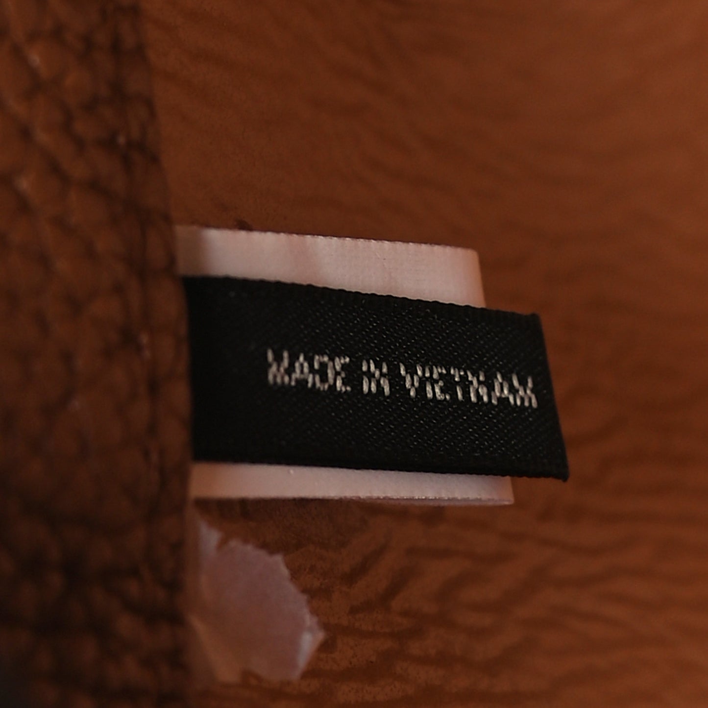 Grained Calfskin Mini The Bucket Bag Argan Oil