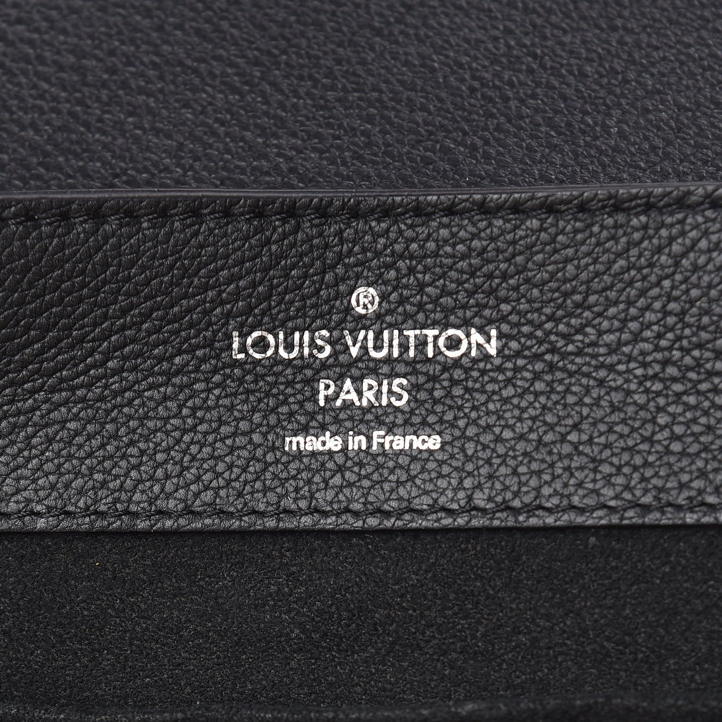 Calfskin Lockme Backpack Black