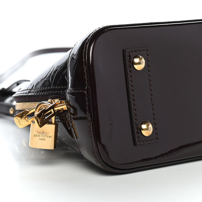 Louis Vuitton Vernis Alma BB Amarante 7 of 9