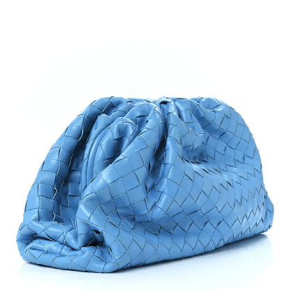 Bottega Veneta Nappa Maxi Intrecciato The Pouch Oversized Clutch Swimming Pool 2 of 11