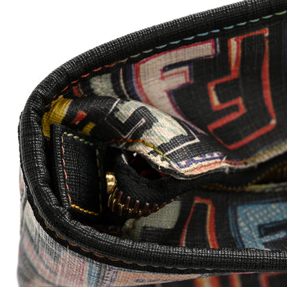 Fendi Zucca Spalmati Patent Zucchino Screen Print Medium Roll Tote Tobacco Multicolor Black 13 of 13