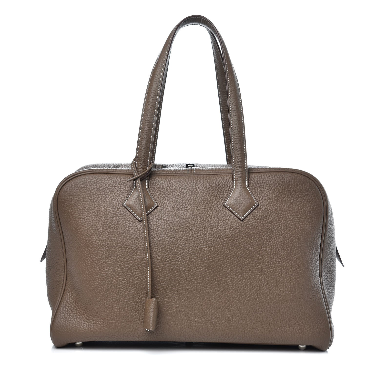 Hermes Taurillon Clemence Victoria II 35 Etoupe 1 of 7