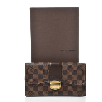 Louis Vuitton Damier Ebene Sistina Wallet 13 of 13