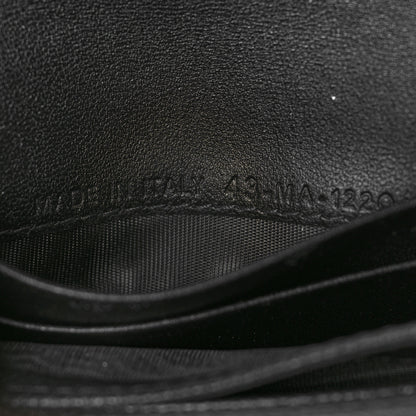 Christian Dior Grained Calfskin Saddle Card Holder Black 7 of 9
