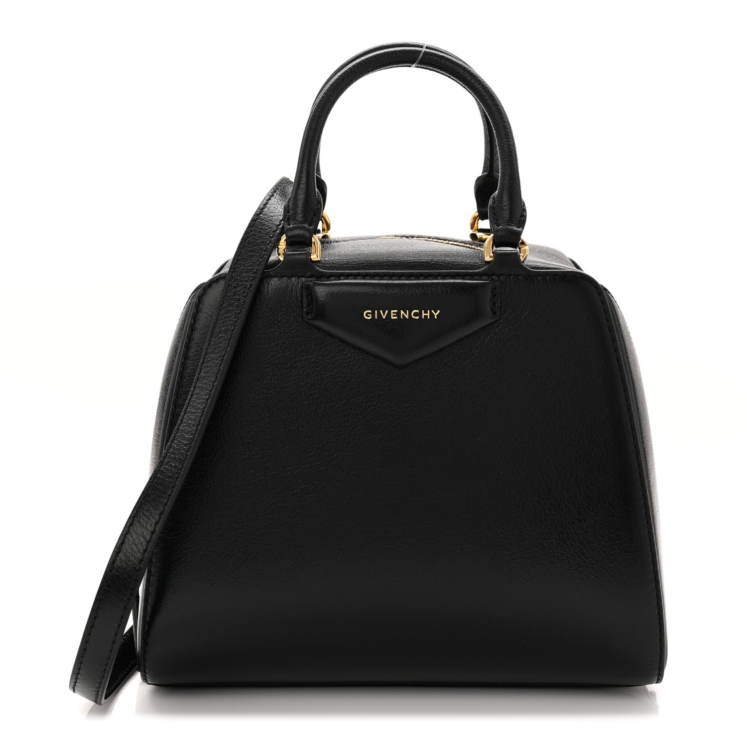 Givenchy Tumbled Buffalo Mini Antigona Cube Bag Black 1 of 9