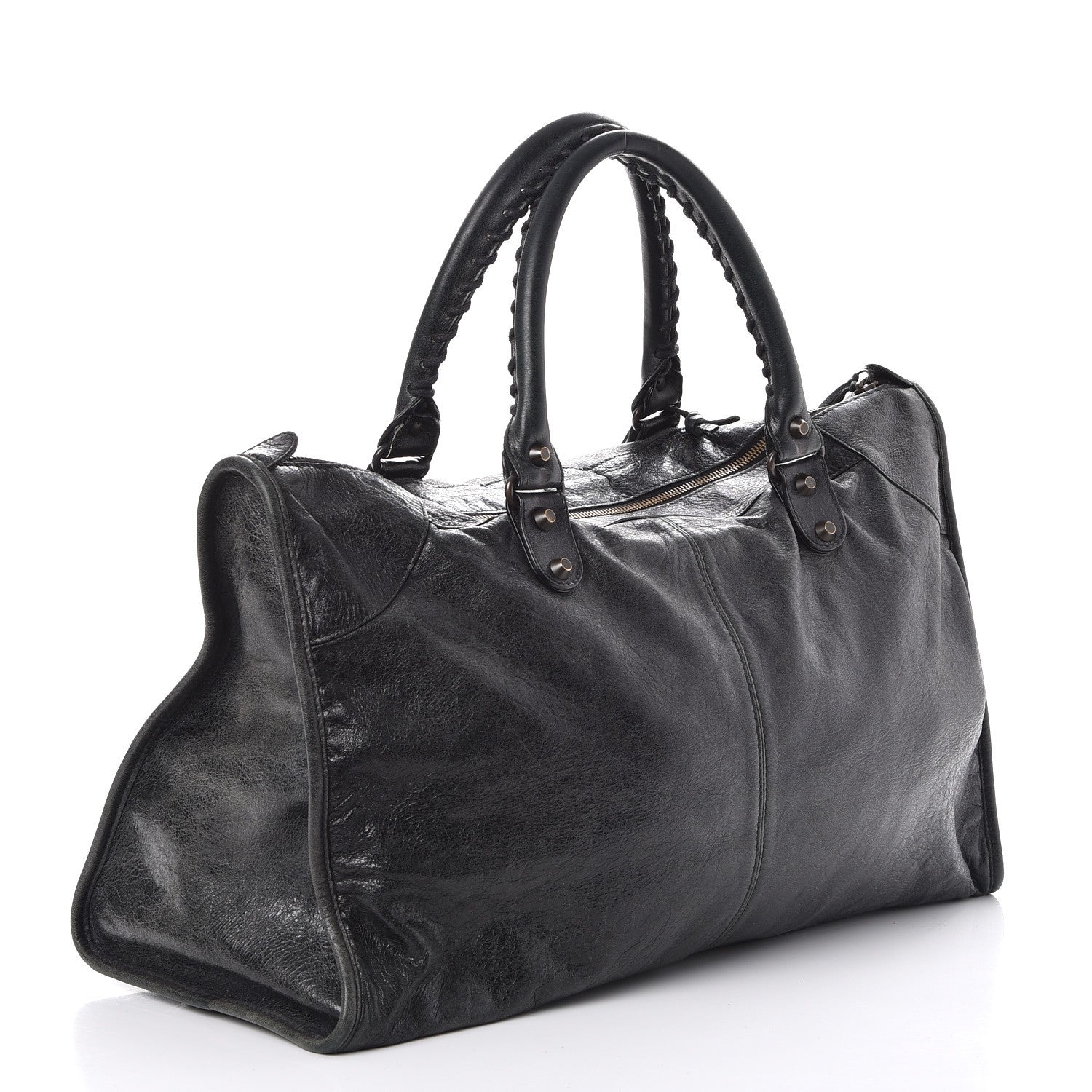 Balenciaga Agneau Classic Hardware Work Anthracite 2 of 25