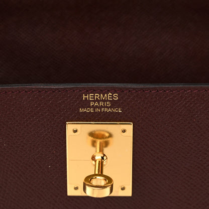 Hermes Epsom Kelly Sellier 32 Bordeaux 6 of 20