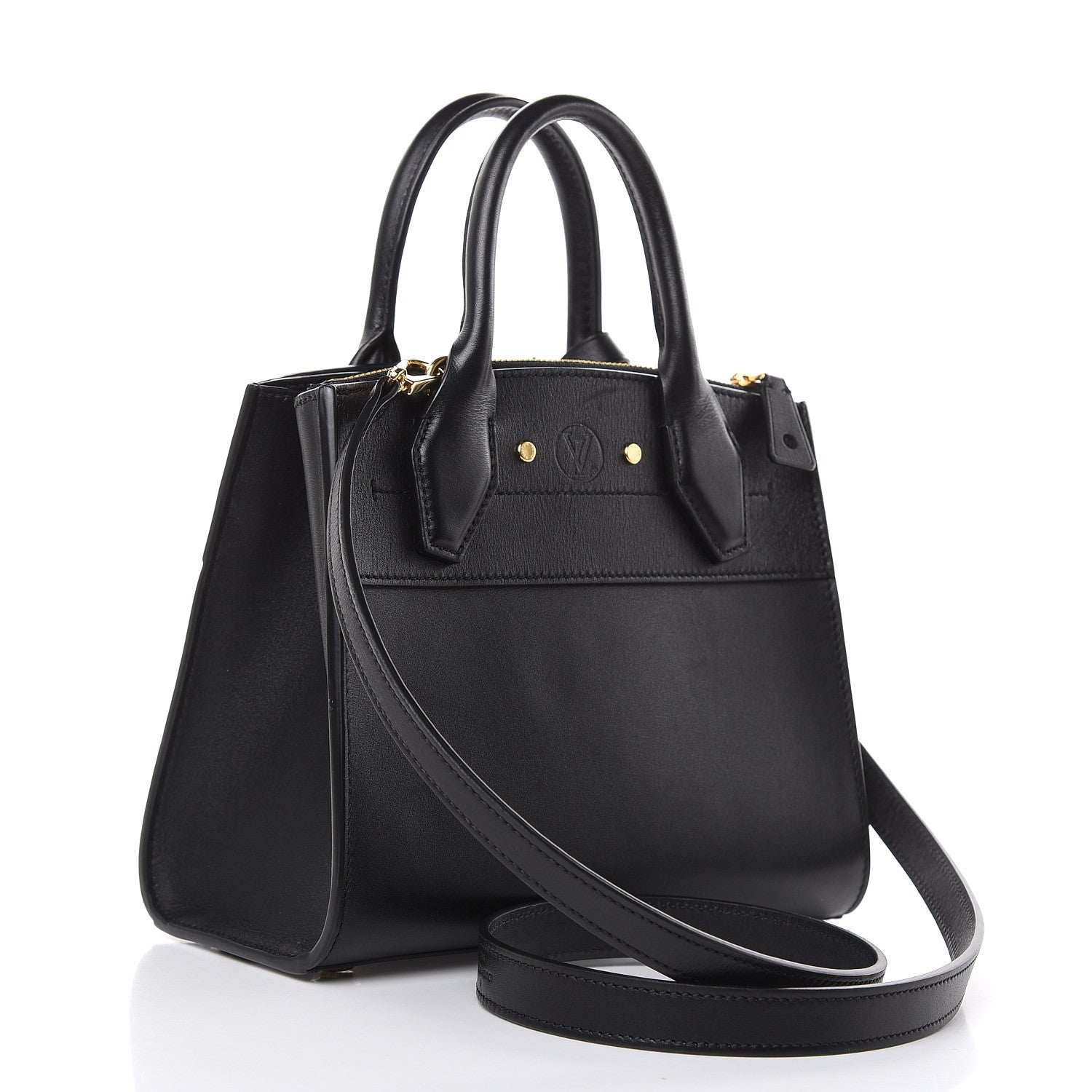 Louis Vuitton Calfskin City Steamer Mini Black 3 of 11