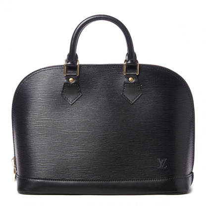 Louis Vuitton Epi Alma PM Black 1 of 9