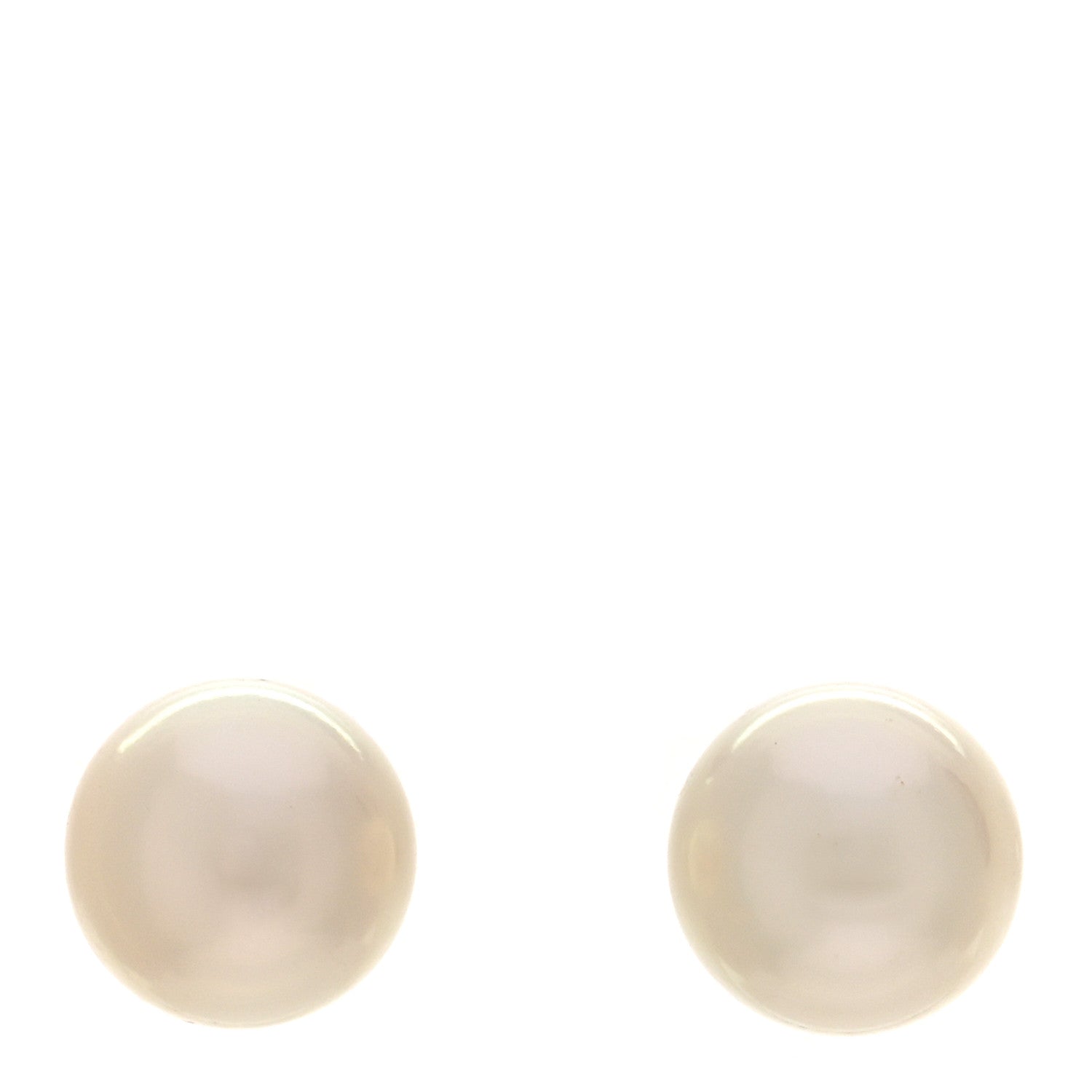 Mikimoto 18K White Gold Akoya Pearl 7-7.5mm Stud Earrings 1 of 5