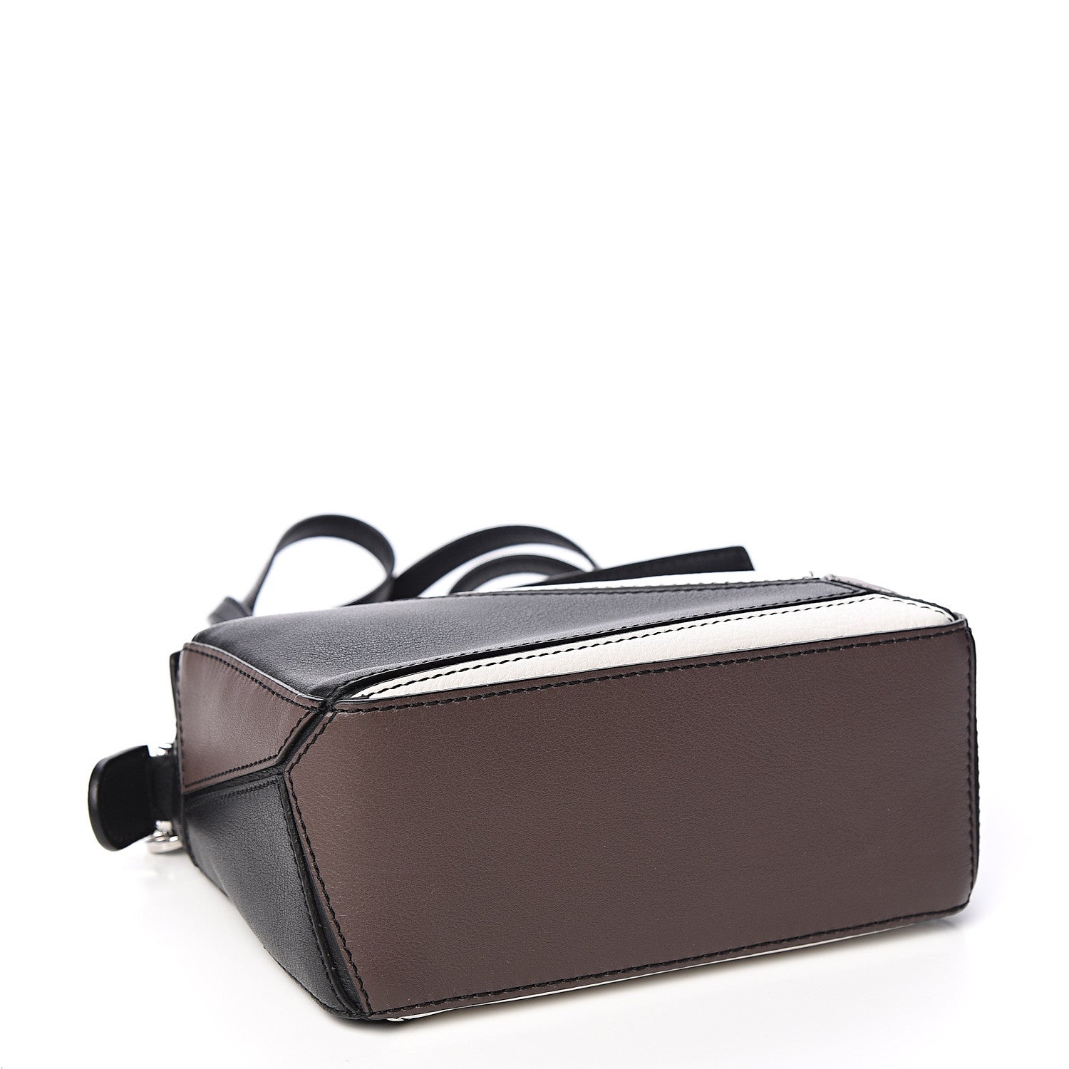 Loewe Calfskin Mini Puzzle Bag Black Taupe 3 of 9