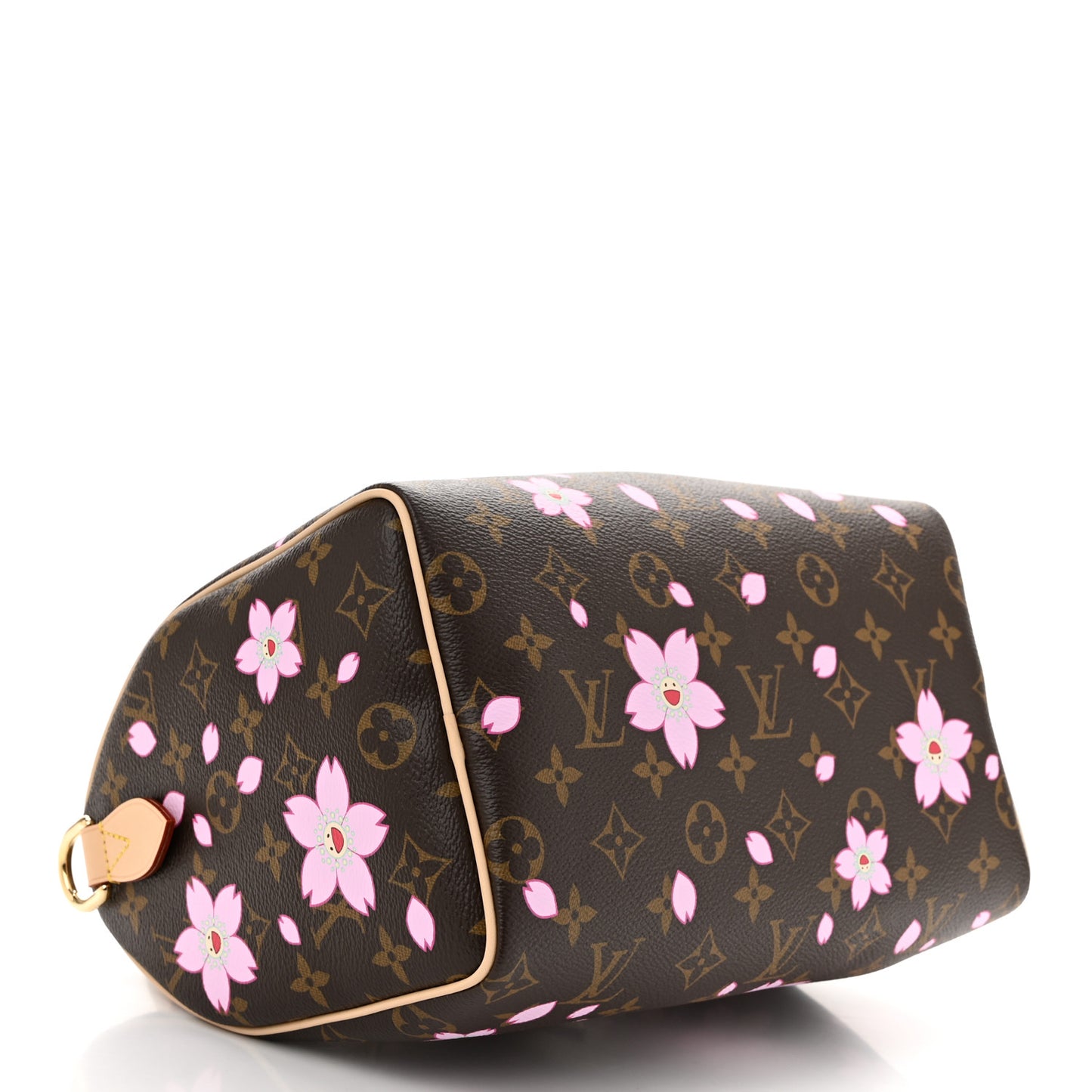 LV X TM Monogram Cherry Blossom Speedy Bandouliere 25 Sakura Brown
