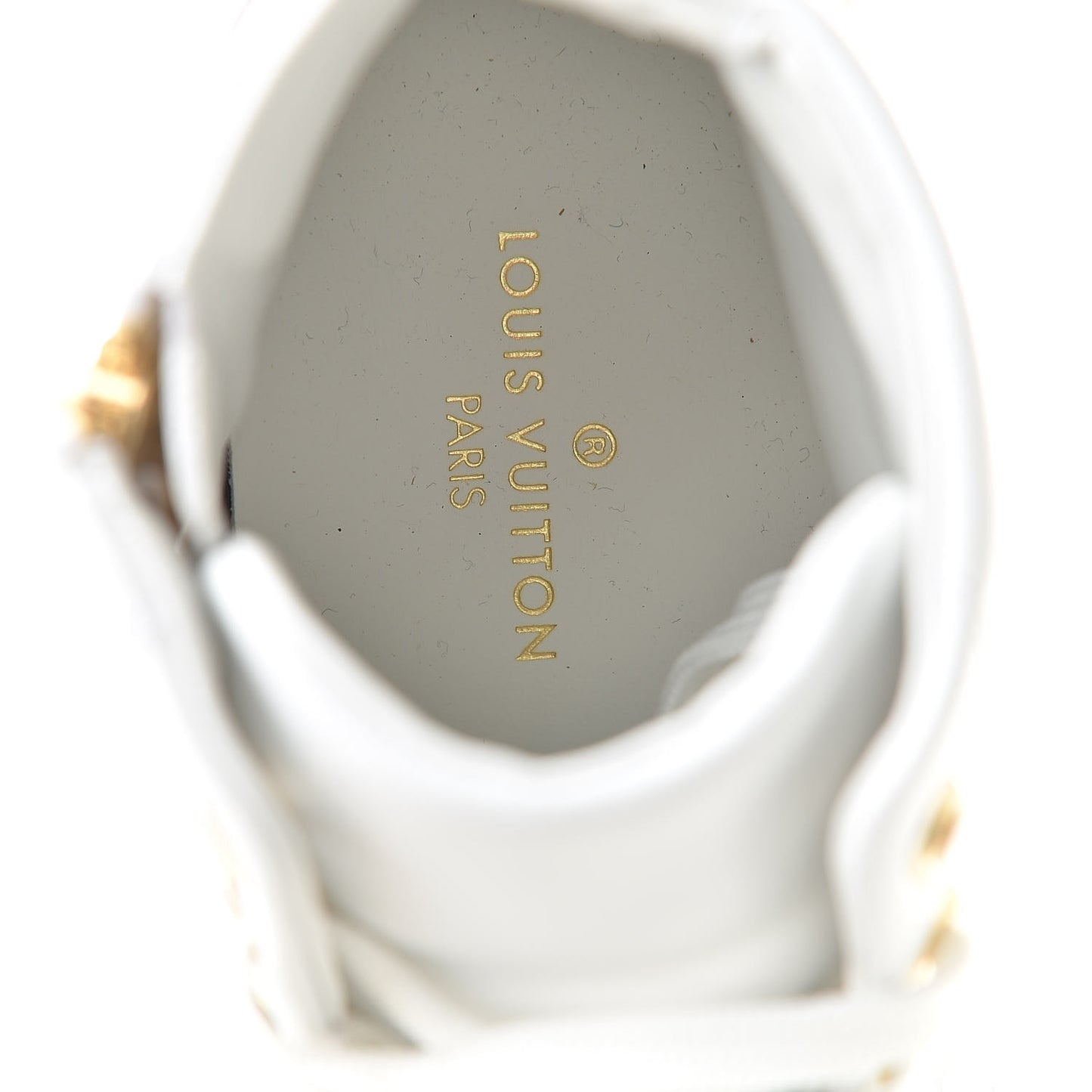 Calfskin LV Stellar Sneaker Boots 38 White Framboise