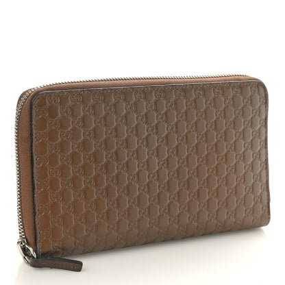 Gucci Microguccissima Large Zip Around Organizer Wallet Acero 3 of 8