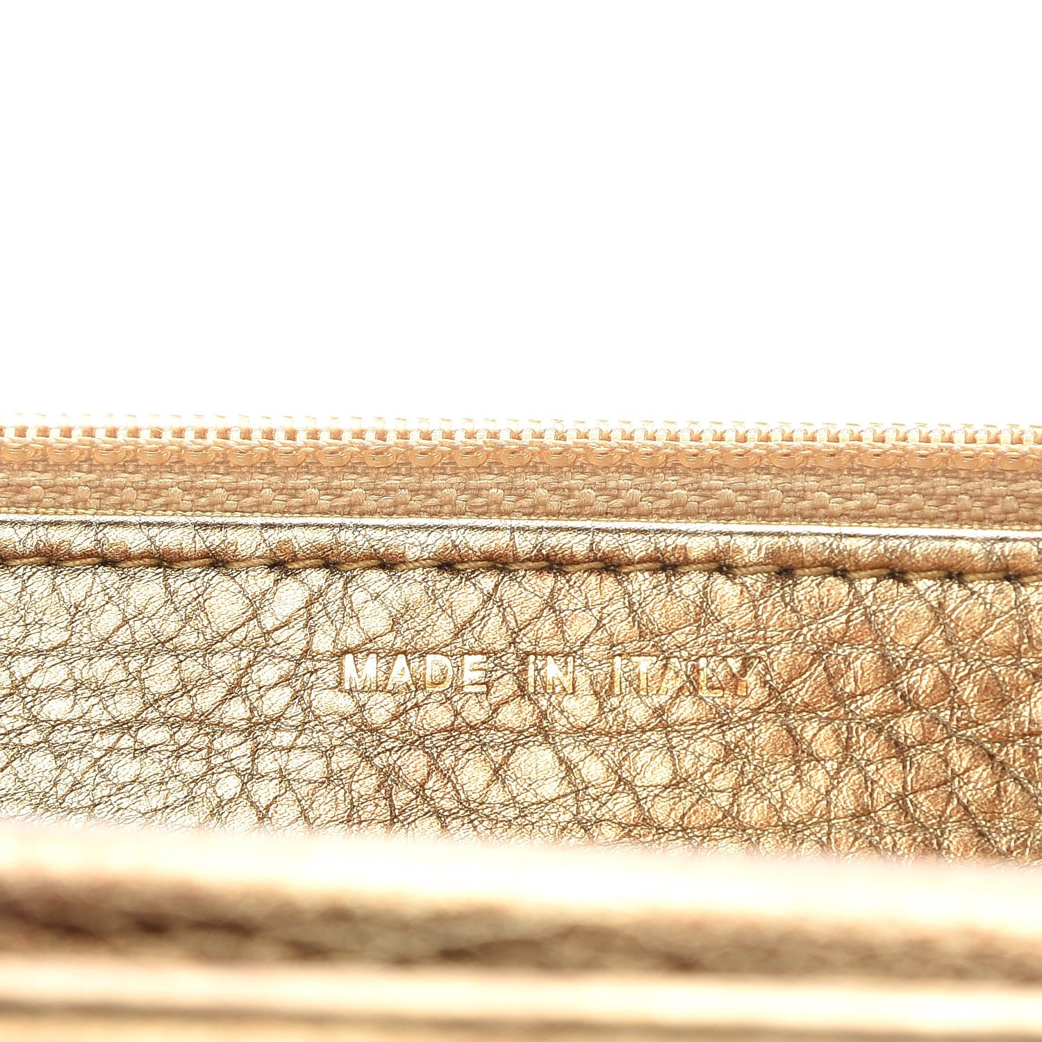 Chanel Metallic Calfskin Quilted Boy Wallet On Chain WOC Gold 7 of 9