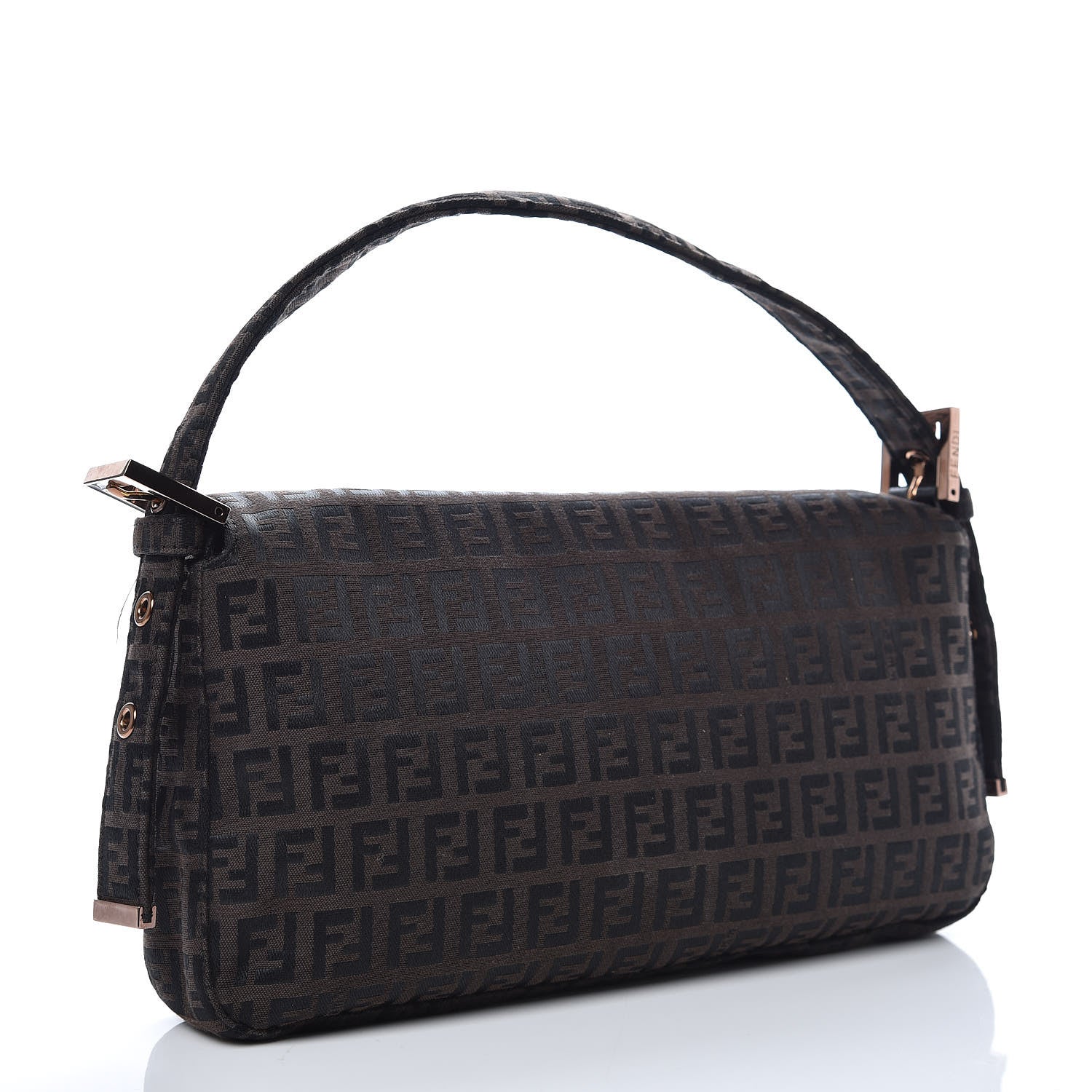 Fendi Zucchino Baguette Brown 3 of 10