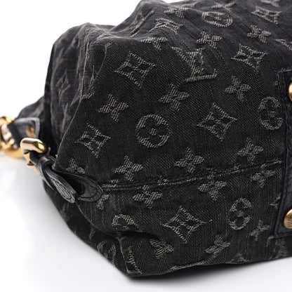Louis Vuitton Denim Neo Cabby MM Black 7 of 10