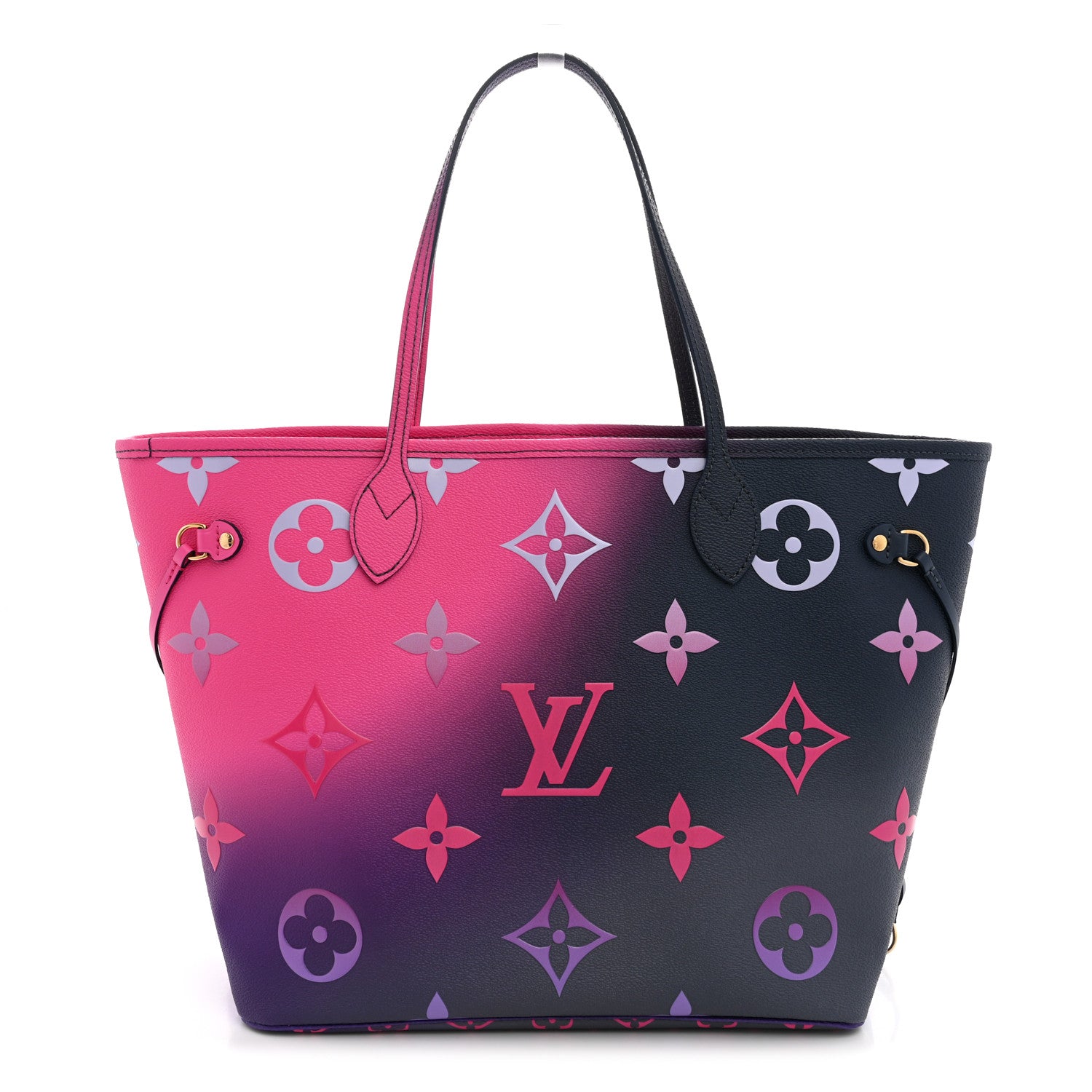 Louis Vuitton Monogram Giant Spring In The City Neverfull MM Midnight Fuchsia 1 of 10