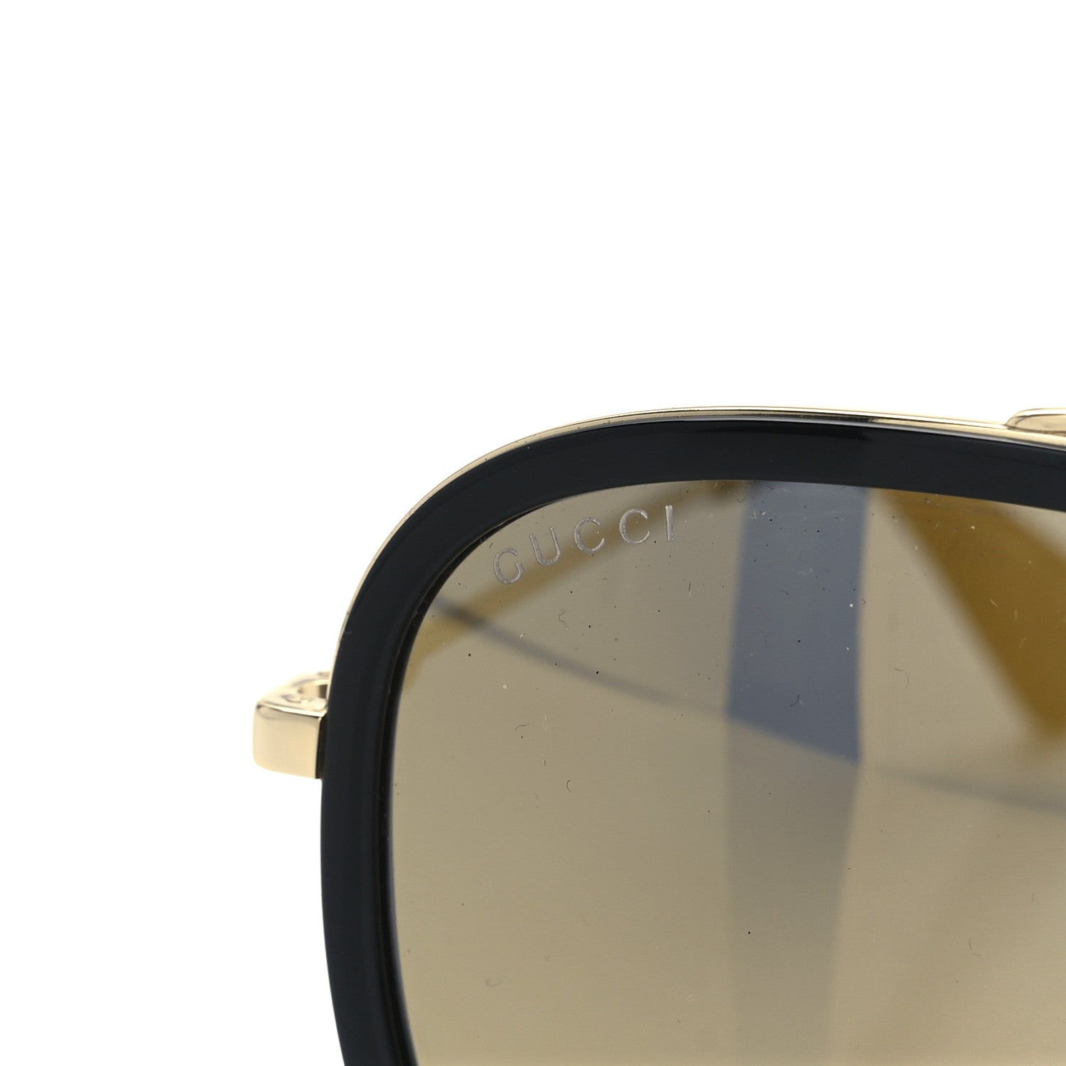 Gucci Aviator Sunglasses GG0062S Black Gold 7 of 8