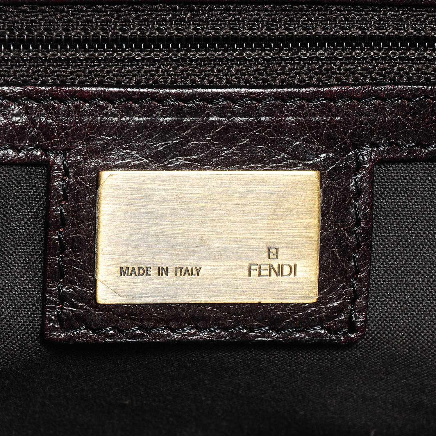 Fendi Zucca Shopper Tote Tobacco 7 of 10