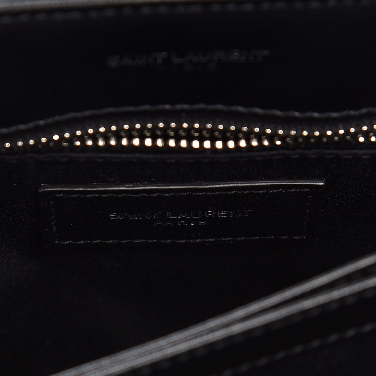 Calfskin Y Quilted Monogram Toy Loulou Crossbody Bag Black