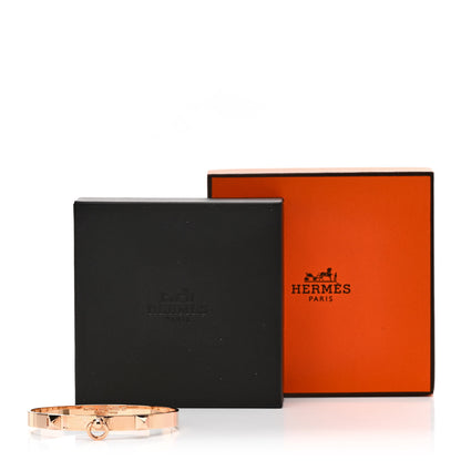 Hermes 18K Rose Gold PM Collier De Chien Bracelet ST 4 of 4