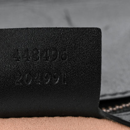 Gucci Calfskin Matelasse Medium GG Marmont Shoulder Bag Black 7 of 10