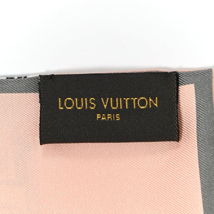 Louis Vuitton Silk Monogram Trunks Bandeau Rose Poudre 4 of 7