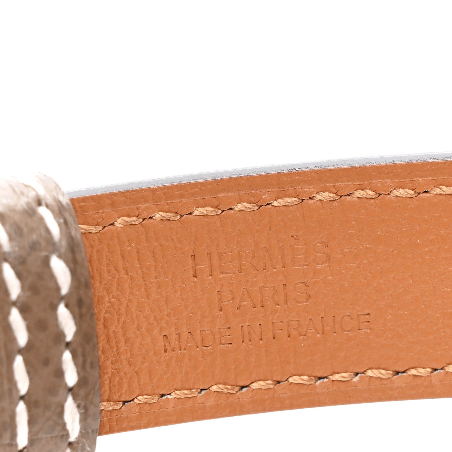 Hermes Epsom Kelly Belt Etoupe 4 of 5