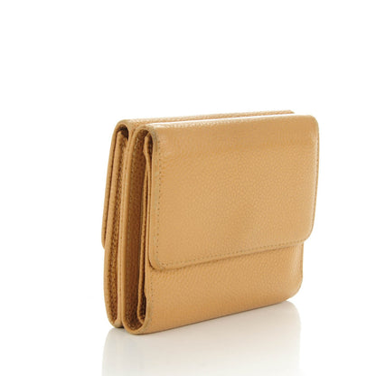 Chanel Caviar Timeless CC Compact French Wallet Beige 3 of 10