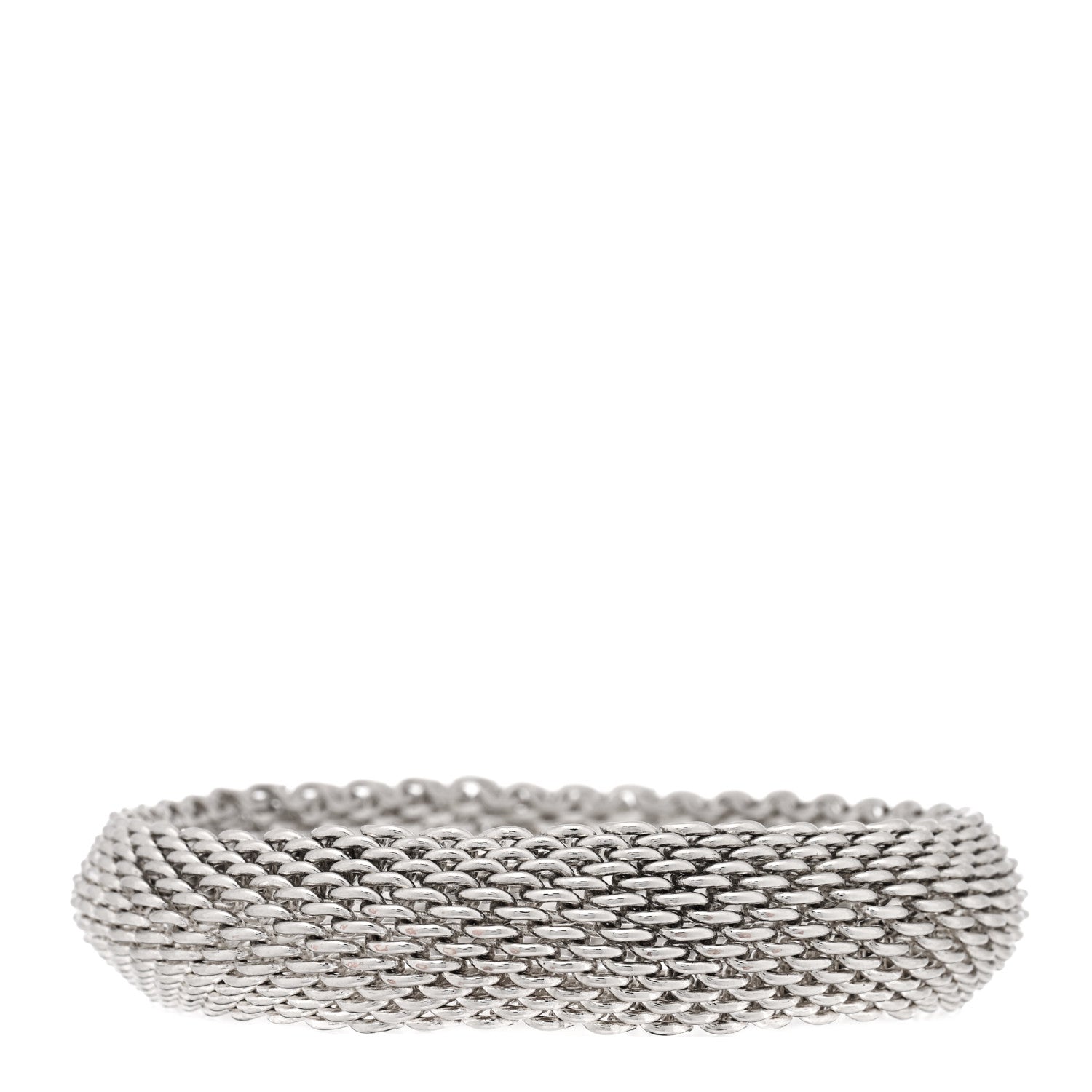 Tiffany Sterling Silver Somerset Mesh Bracelet 1 of 3