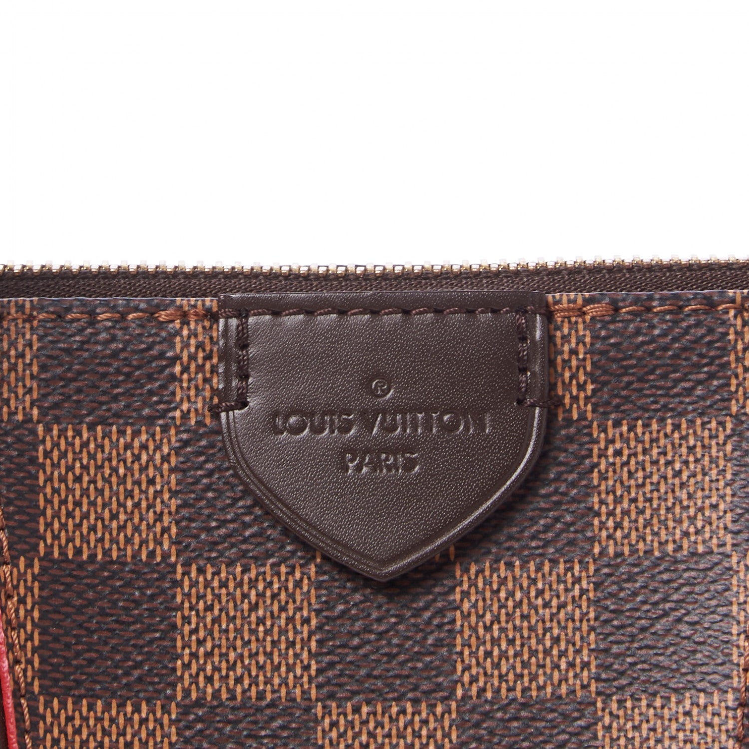 Louis Vuitton Damier Ebene Caissa Tote PM Cherry 7 of 8