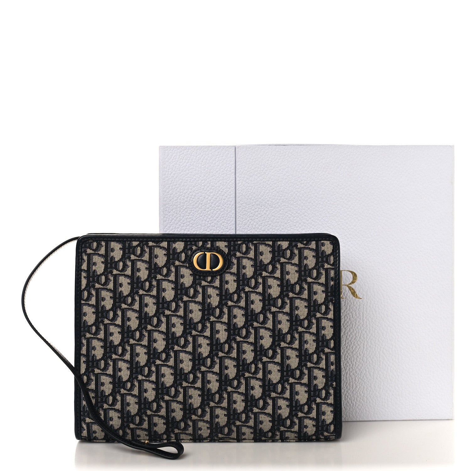 Christian Dior Oblique 30 Montaigne Pouch Blue 22 of 22